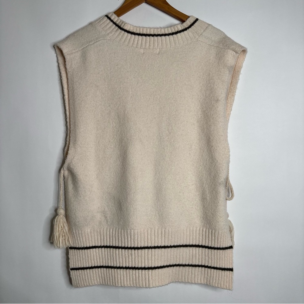 Free People All Star Stripe Poncho One Size - Picture 8 of 8